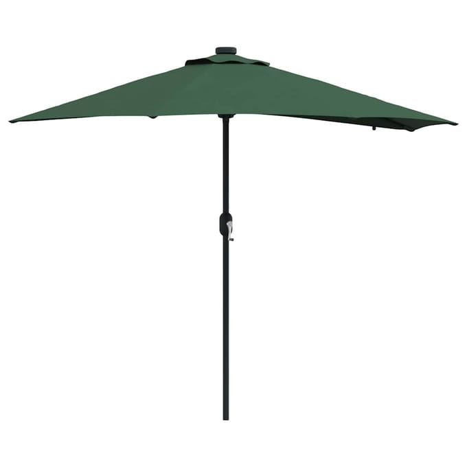vidaXL - Tuinparasol - Groen - 294 - x - 150 - x - 223 - cm - Polyester - en - Staal
