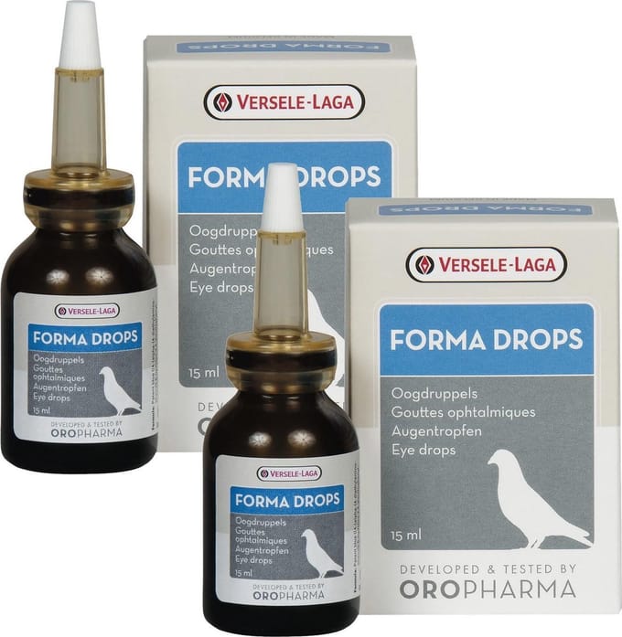 Versele-Laga Oropharma Forma Drops Oogdruppels - Duivensupplement - 2 x 15 ml