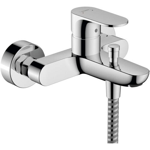 hansgrohe Rebris S - Badmengkraan - Opbouw - Ééngreeps bediening - Chroom