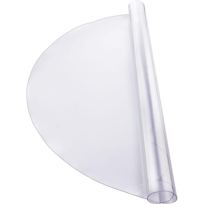 PVC Tafelbeschermer 42 Inch Rond Transparant Plastic Bureaubeschermer 2,0 mm Dik