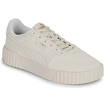 PUMA Carina 3.0 SD Dames Sneakers - Alpine Snow-PUMA Gold