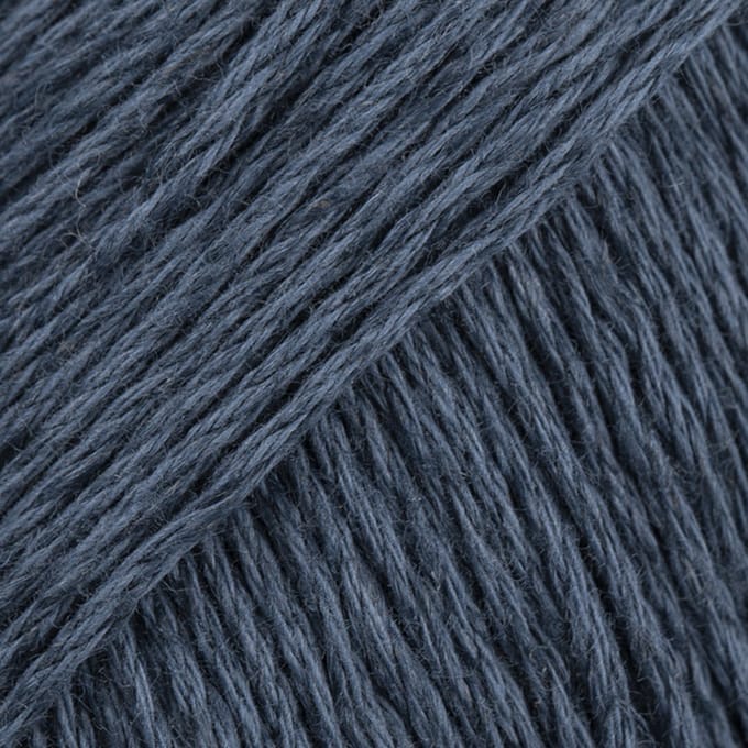 DROPS Bomull-Lin Uni Colour - 21 donkerblauw - Katoen/Linnen Garen