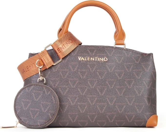 VALENTINO handtas schoudertas Lady Re Pretty Bag Moro / Cuoio bruine