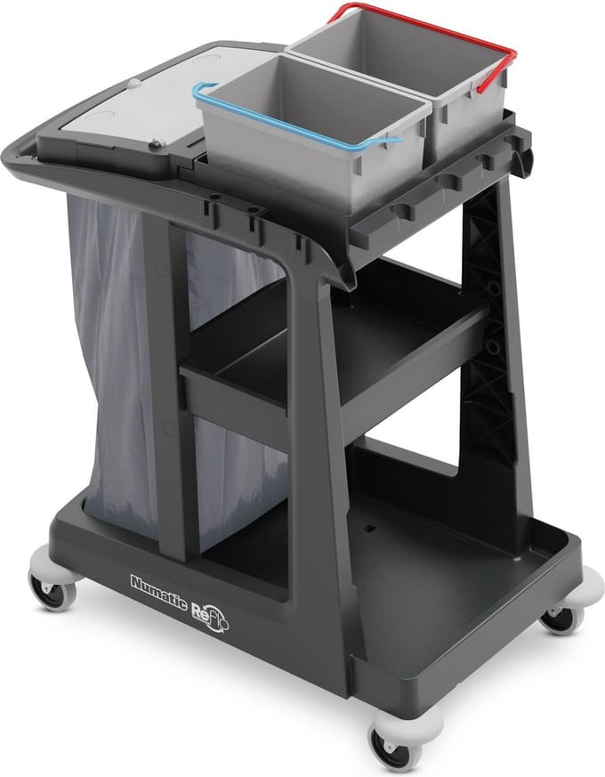 Numatic werkwagen ReFlo ECO-Matic EM1 - Zwart