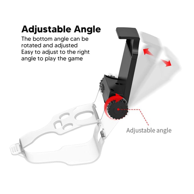 Controller Telefoonhouder Opvouwbaar Verstelbare Hoek Universele Gamepad Telefoonmontageclip voor XBOX One black
