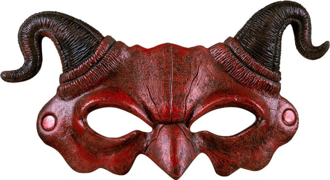 Boland - Foam masker Demoon - Volwassenen - Duivel - Halloween accessoire - Horror - Duivel
