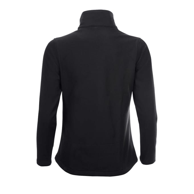 SOLS Dames/dames Race Full Zip Water Repellent Softshell Jacket (Zwart)
