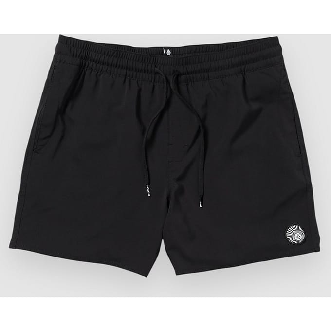 Volcom Lido Solid Trunk 16 Boardshorts zwart