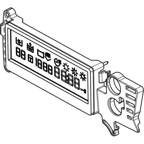 AEG gebruikersinterface-bord, set, TC2,FLWM,COATED 8091437106
