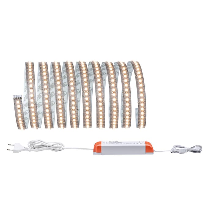 PAULMANN MaxLED 1000 LED-strip basisset warmwit 300 cm zilver ongecoat
