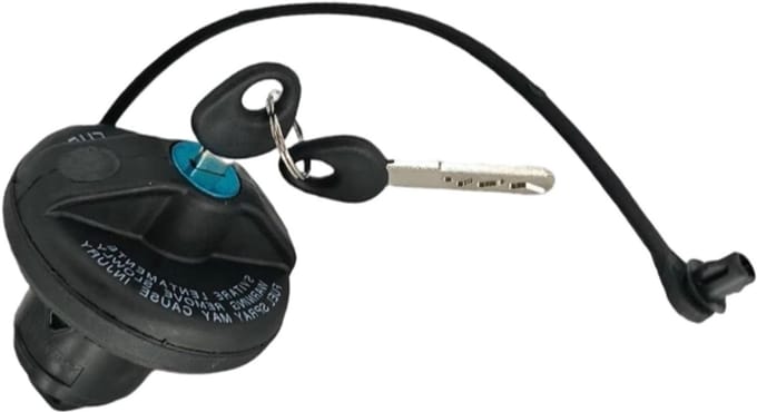 Afsluitbare Tankdop - Brandstoftank Accessoire - Auto Onderhoud - Met 2 Sleutels - 110 g - Zwart