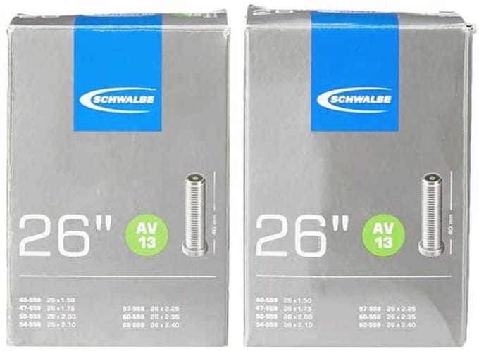 Fietsslangen AV 13 26 inch - set van 2