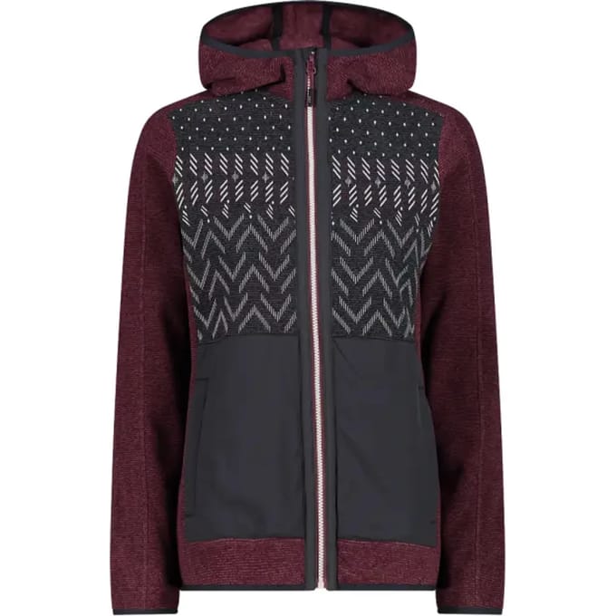 Dames fleece met capuchon CMP