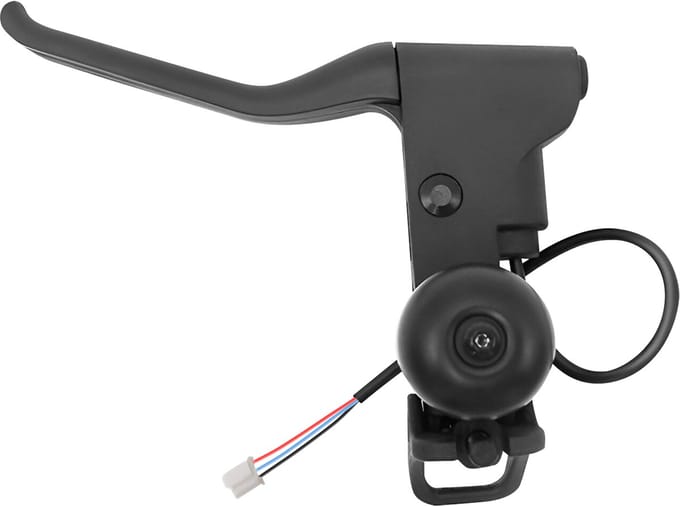 Xiaomi, Linker remhendel voor Xiaomi Scooter 4 Pro Max Original met bel, Zwart