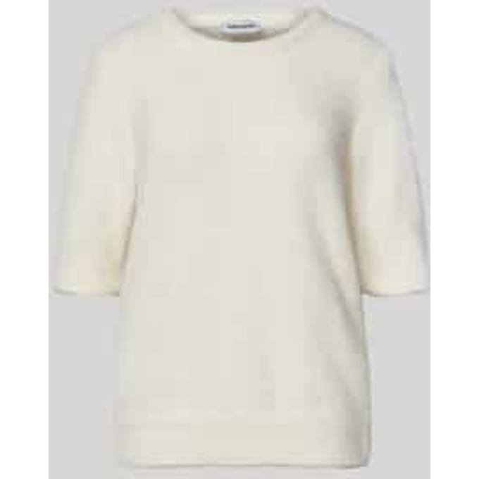 Gebreid shirt met ronde hals