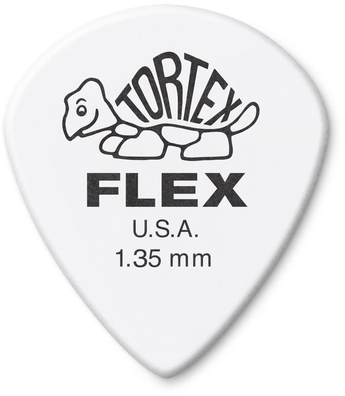 Jim Dunlop Tortex Flex - Plectrums - Jazz III - 1,35 mm - Player's Pack