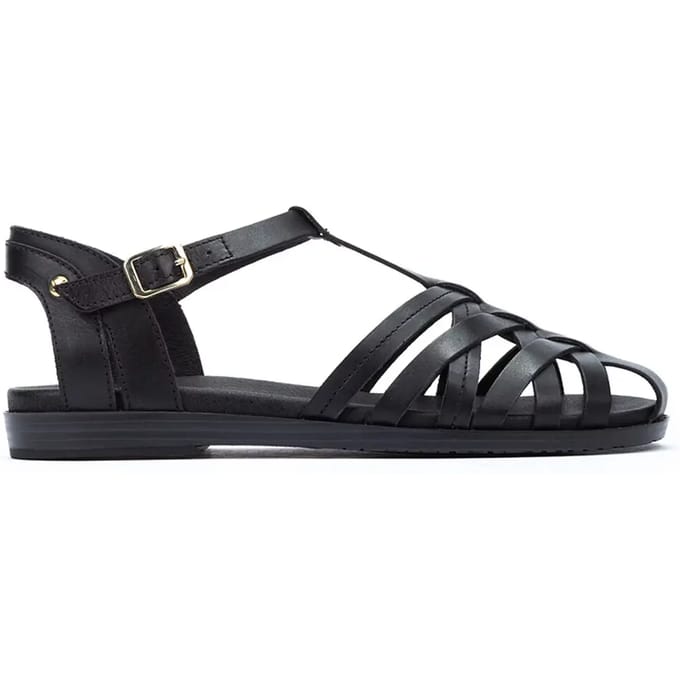Pikolinos Formentera - dames sandaal - zwart - maat 37 (EU) 4 (UK)