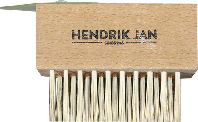 Hendrik Jan onkruidborstel met schraper (zonder steel)