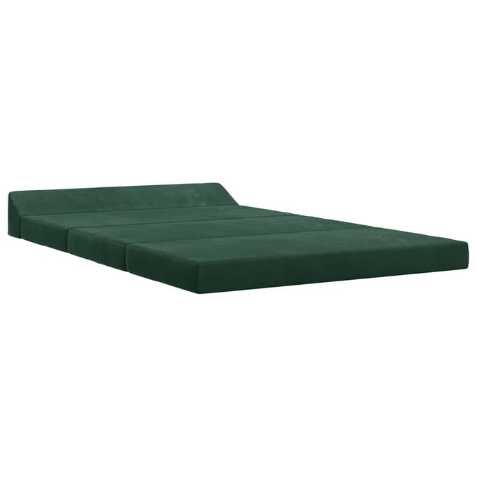 vidaXL - Vouwbare - Sofa - Bed - Donkergroen - 120 - x - 60 - x - 49 - cm - Stof