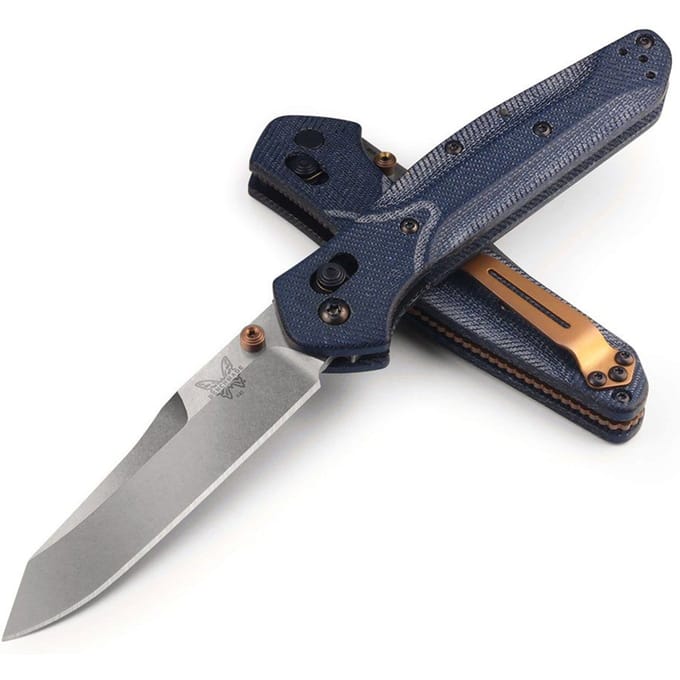 Benchmade Osborne Blue Micarta PE
