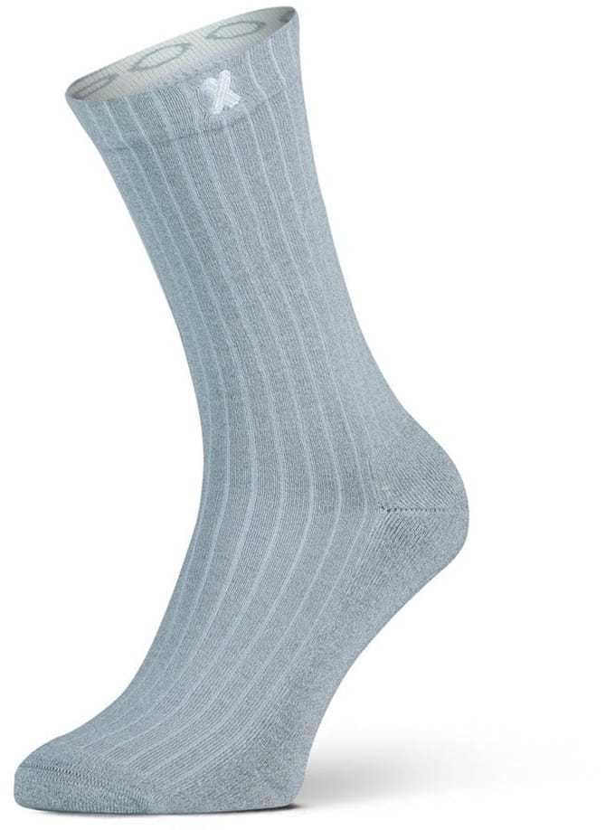 XPOOOS - Essential Den Bosch Unisex bamboe Sokken - Badstof zool - Maat 35/38 - Licht Grijs