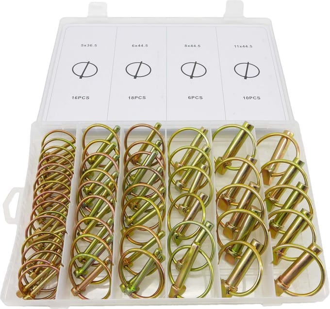 Borgpennen - Borgpen - Assortiment - 50-Delig - in doos