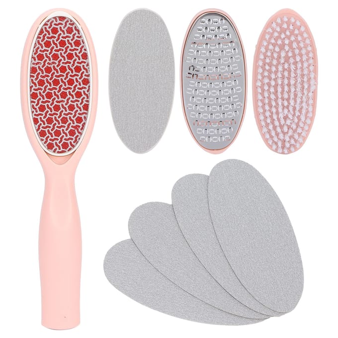 Kit de Limes à Pieds pour Pédicure Professionnel Râpe Éliminateur de Callosités Peaux Mortes gray