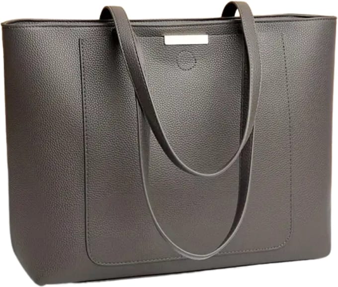 Nivard Handtas Dames - Schoudertas - School - Shopper - Schooltas - Werktas - Grijs