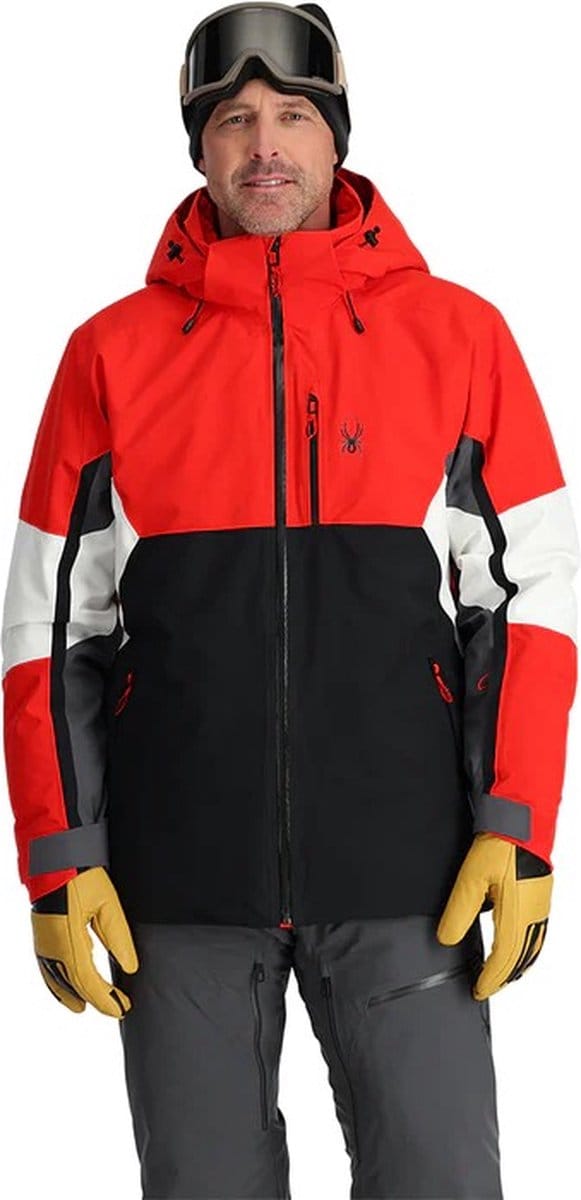 Spyder Epiphany Skijas heren Rood dessin 2XL