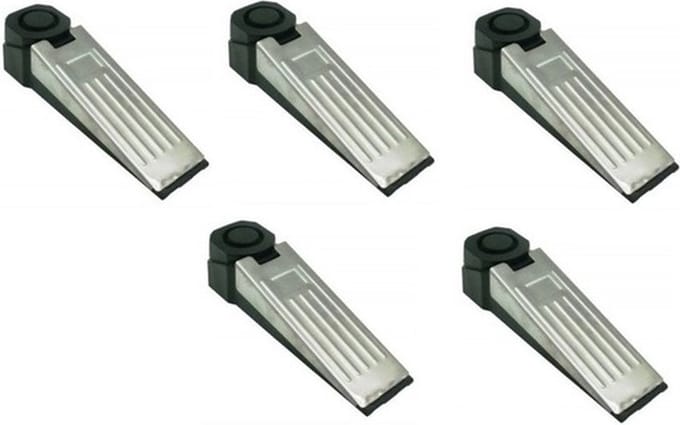 Benson Deurwig - 5x - anti inbraak alarm - deurstopper - 100 dB - 6 x 4 cm
