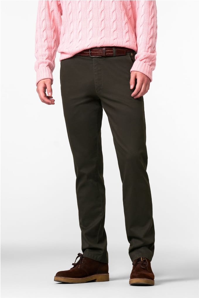 Meyer - Broek Bruin Meyer 102 Bonn Chino Bruin 2-5654