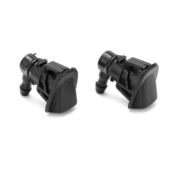 Voorruitenwisser Sproeier Nozzle 68164356AB Vervanging voor Wrangler JK 2013?2017 black