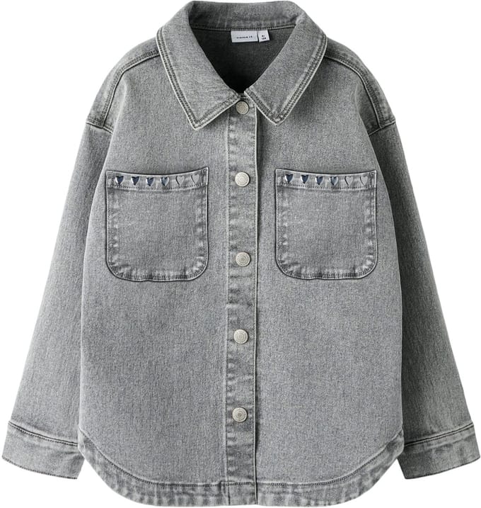 NAME IT - NKFEVERLYN DNM SCHAKET 5503-YA N - Meisjes - Overhemden