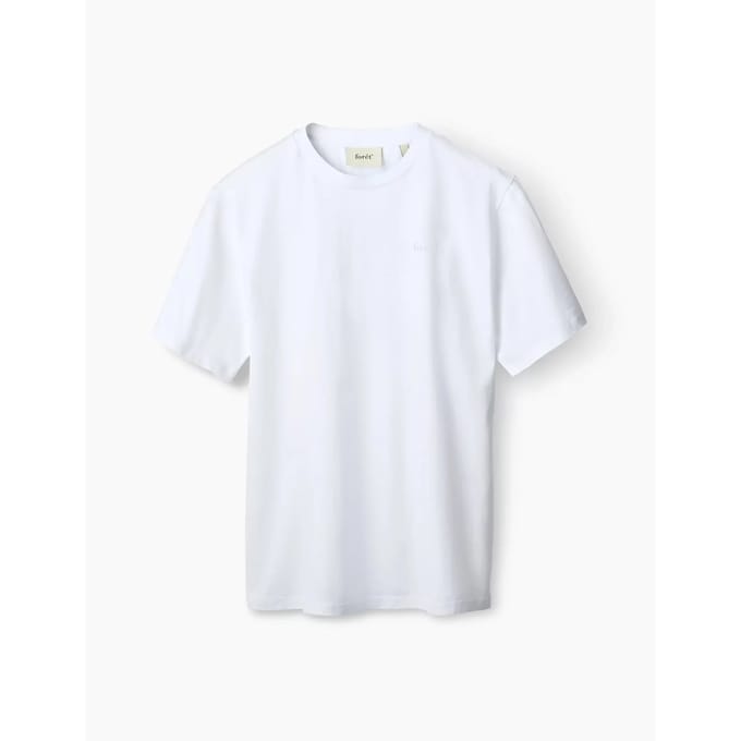 Forét Bass T-shirt Polo's & T-shirts Heren - Wit - Maat M