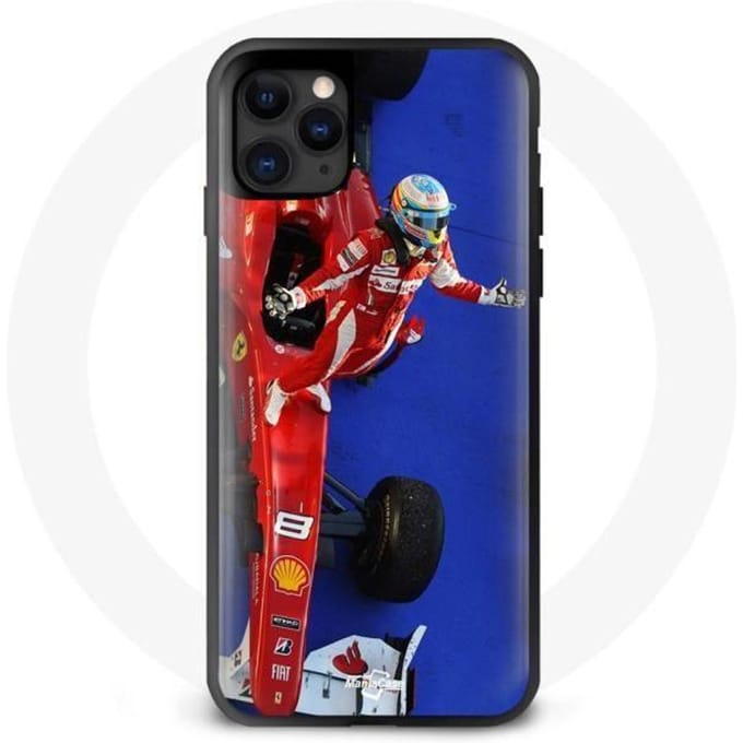 Coque iphone 11 pro max Formula 1 Rouge fernando alonso