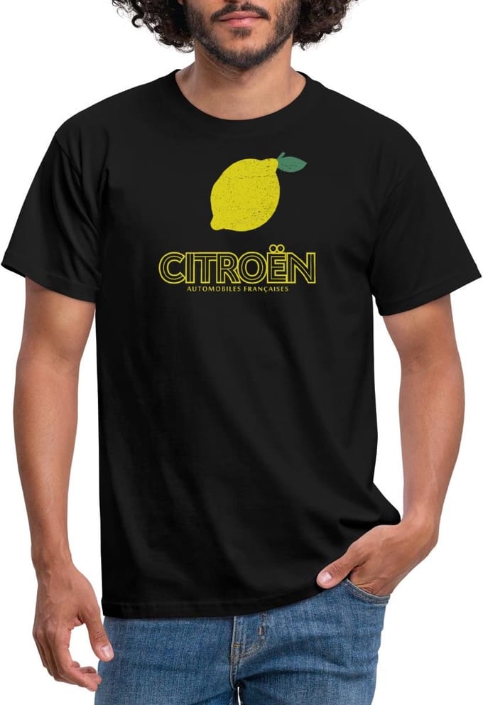 Citroën Frans Woordspeling T-Shirt Heren
