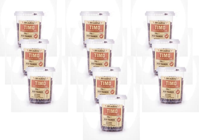 Timo Trainers Hert - Hondensnacks - 10 x 330 g Voordeelemmer