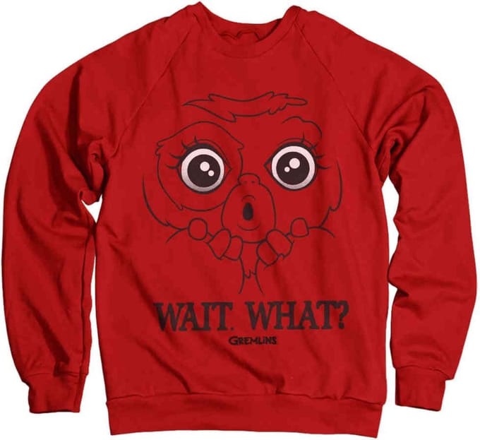 Gremlins Sweater/trui -S- Wait. What? Rood