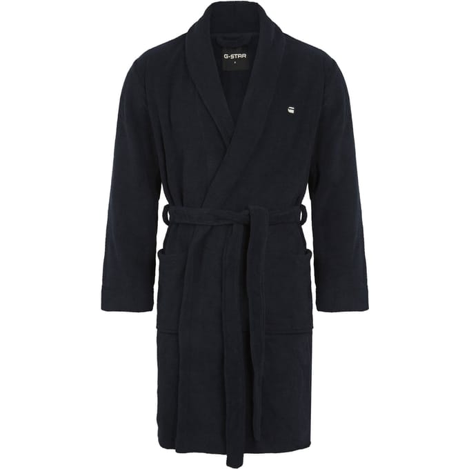 G-Star Argon Bathrobe Navy Taglia: S | Abbigliamento da Notte Outlet | Uomo | Blu