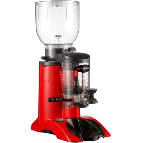 GGM Gastro Kaffeemühle - 2kg - 77dB - Mit Dosierer - Rot Rood