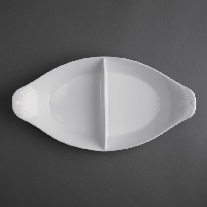 Olympia ovale gratineerschaal 29,5x15,5cm (6 stuks)