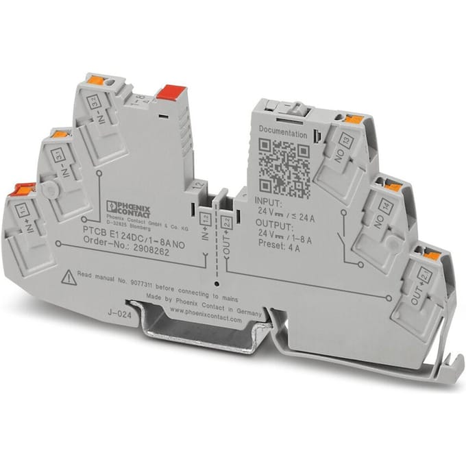 Phoenix Contact 2908262 PTCB E1 24DC/1-8A NO Beveiligingsschakelaar 1x NO 1 stuk(s)