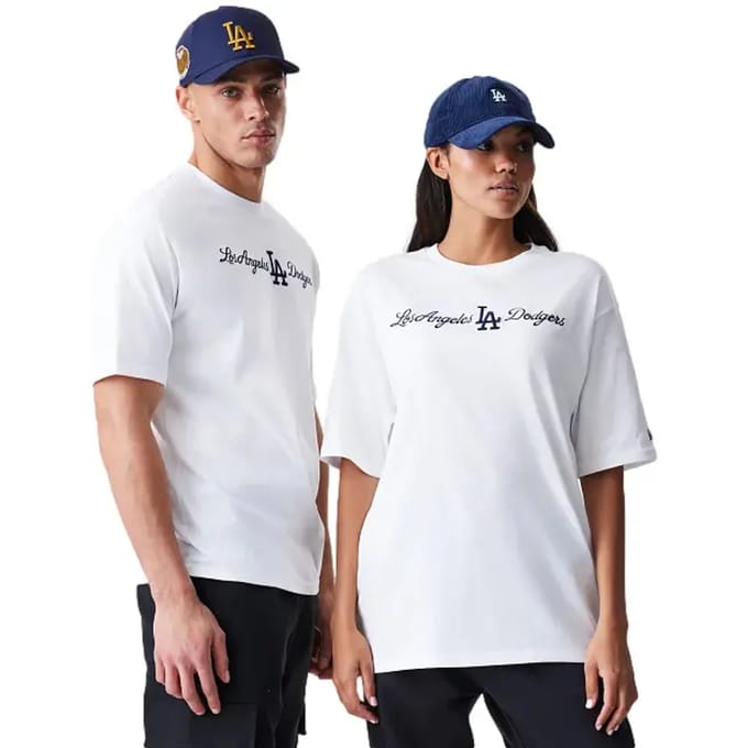 New Era Mlb Script Os Tee Losdod - Fashion Wear - Volwassen