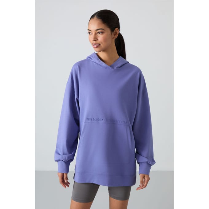 Overmaat Hoodie met Print