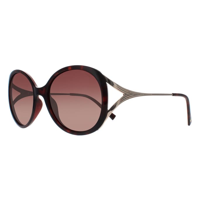 INVU B2117 B demi goud bruin tortoise bruin gepolariseerde zonnebril