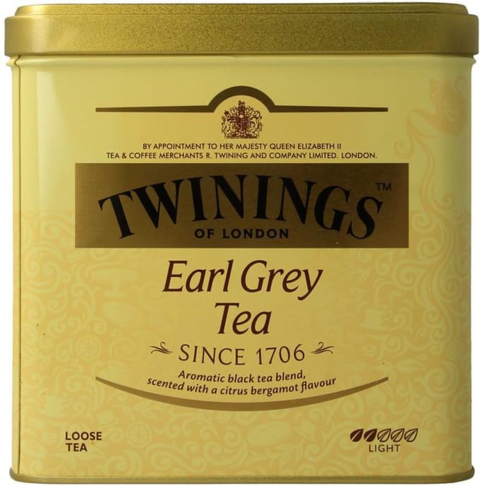 Twinings Earl Grey Thee Blik 500 gram XXL GROTE Verpakking