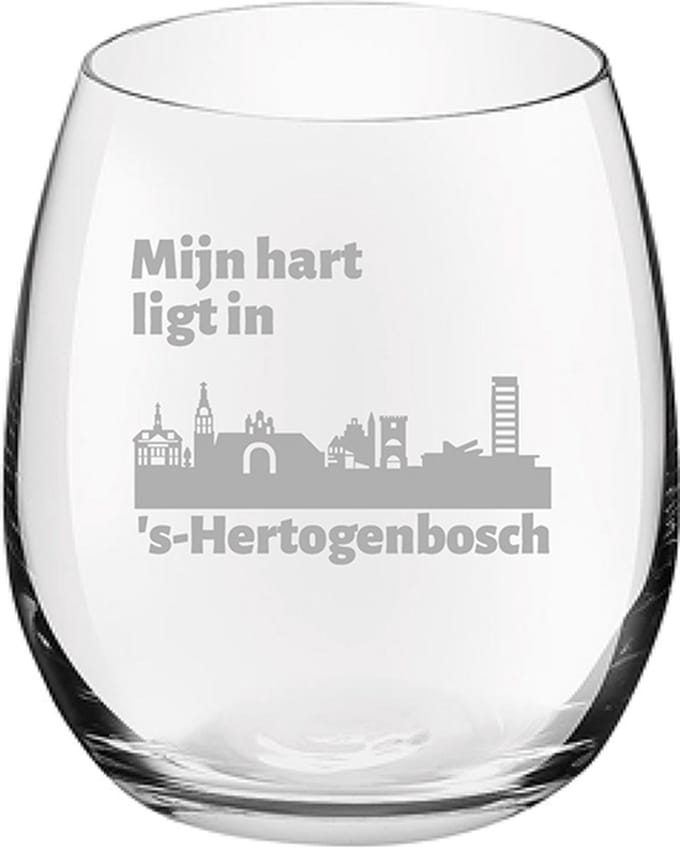 Gegraveerde Drinkglas 39cl Den Bosch