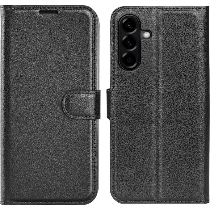 Amorus Samsung Galaxy A57 Bookcase Hoesje Zwart