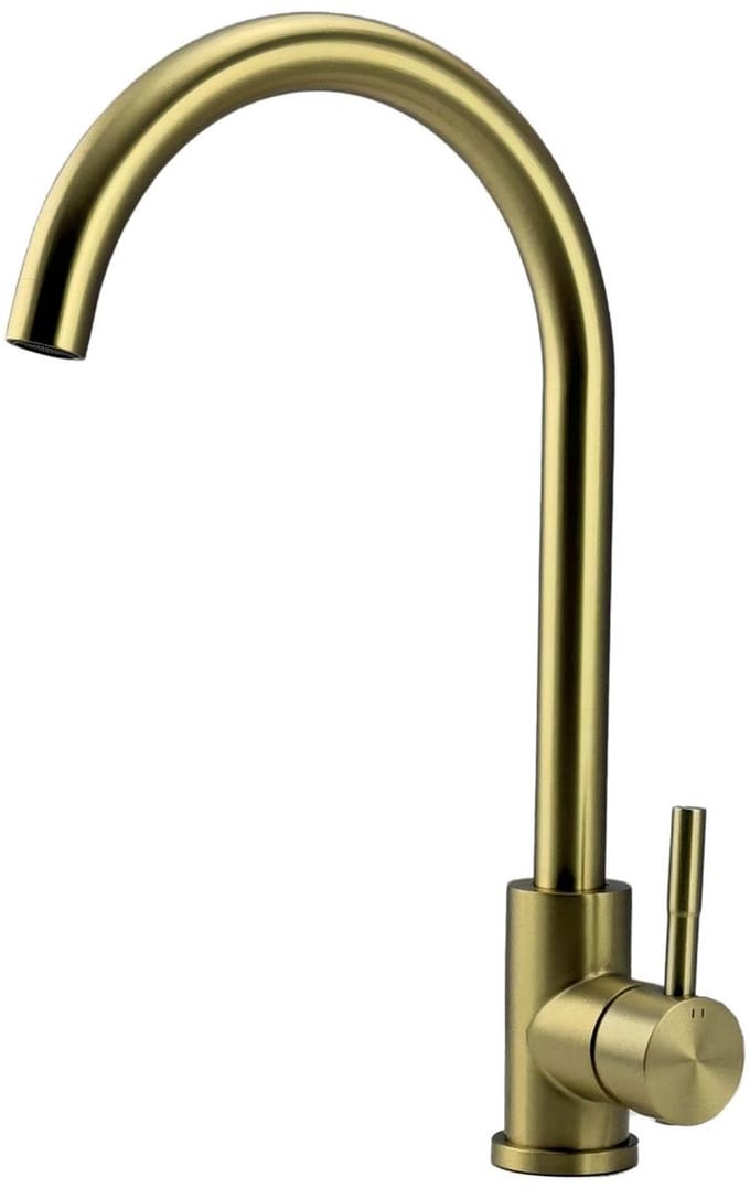 Keukenkraan PVD geborsteld goud PS8044-60 Pure.Sink