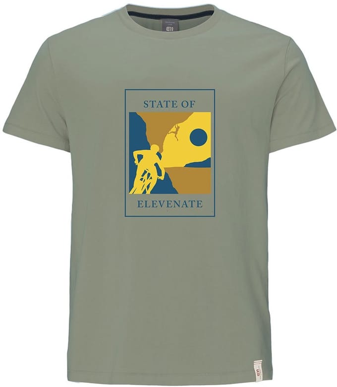 Elevenate Finale T-shirt Met Korte Mouwen Groen S Man